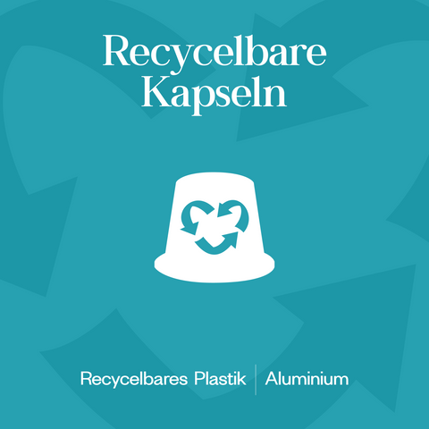 Meama Espresso-Kaffeekapseln Bulldog aus recycblebarem Plastik und Aluminium