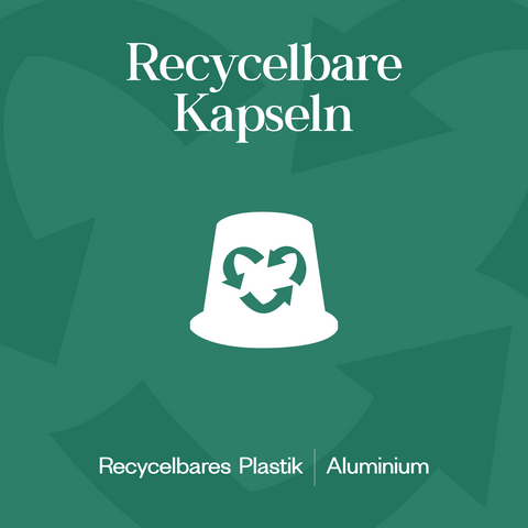 Meama Espresso-Kaffeekapseln Hazelnut aus recycblebarem Plastik und Aluminium