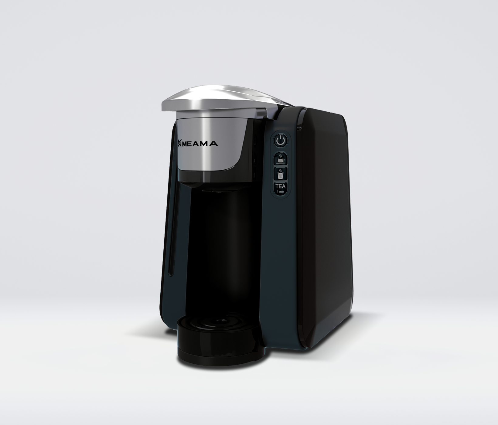 Meama Multikapsel Tee- und Kaffeemaschine in grau