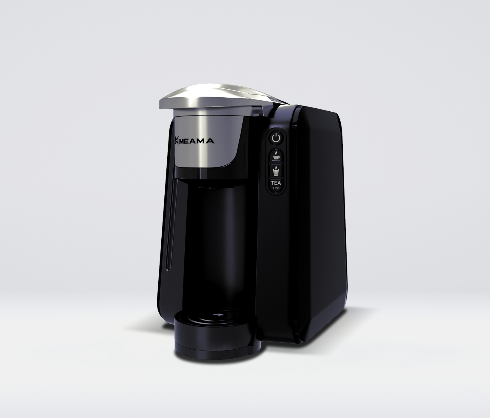 Meama Multikapsel Tee- und Kaffeemaschine in schwarz