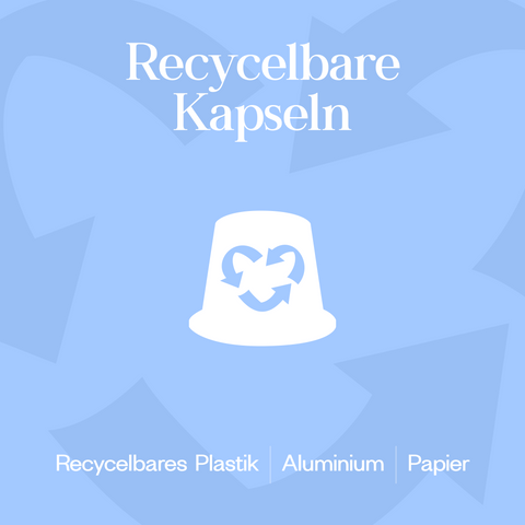 Meama Multi-Kaffeekapsel Decaf aus recycblebarem Plastik, Aluminium und Papier