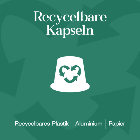 Meama Multi-Kaffeekapsel Haselnuss aus recycblebarem Plastik, Aluminium und Papier