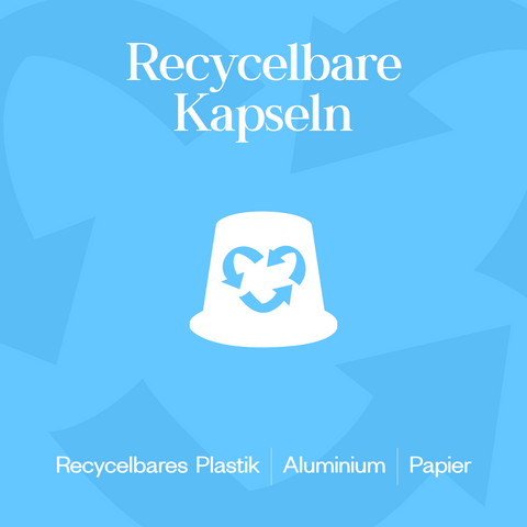 Meama Multi-Kaffeekapsel Macapuna Coconut aus recycblebarem Plastik, Aluminium und Papier