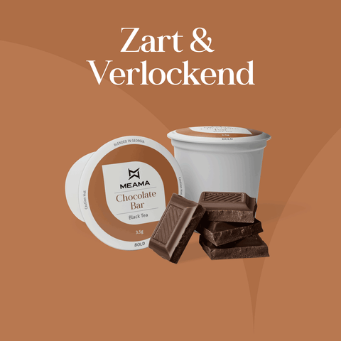 Meama Multi-Teekapseln Chocolate Bar mit Schokolade