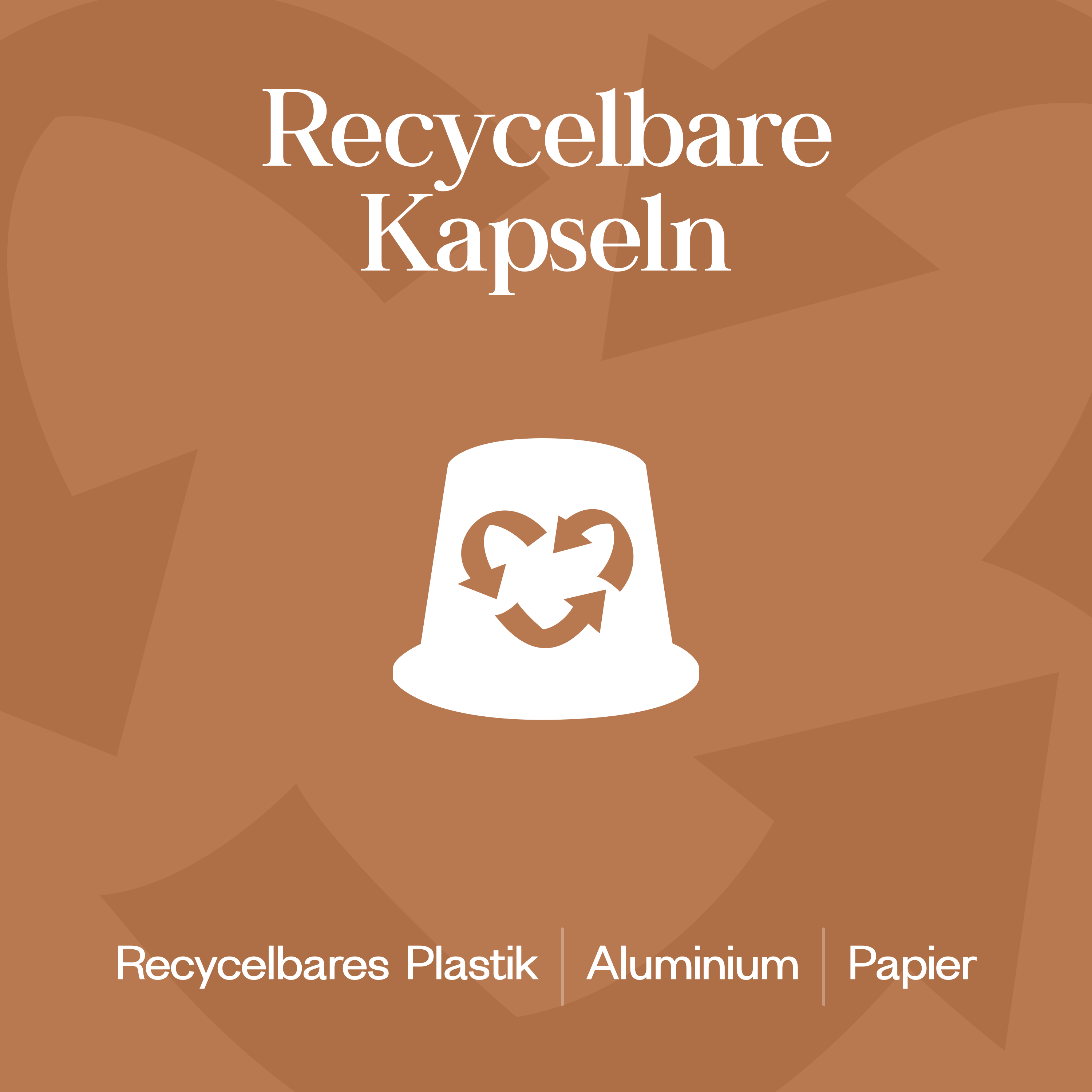 Meama Multi-Teekapsel Chocolate Bar aus recycblebarem Plastik, Aluminium und Papier