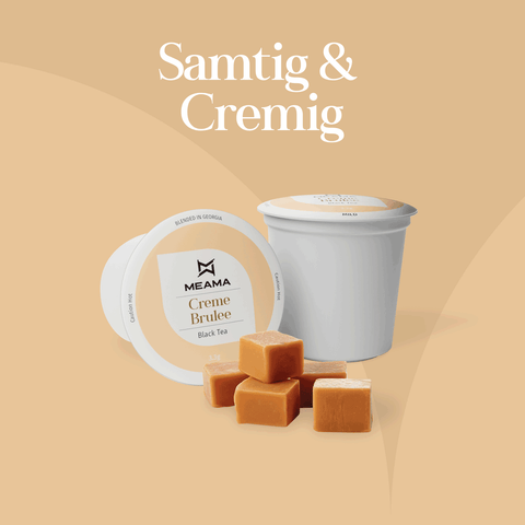 Meama Multi-Teekapseln Creme Brulee mit Schwarztee, Karamell und Vanille