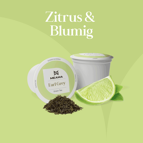 Meama Multi-Teekapseln Earl Grey Green mit Grüntee
