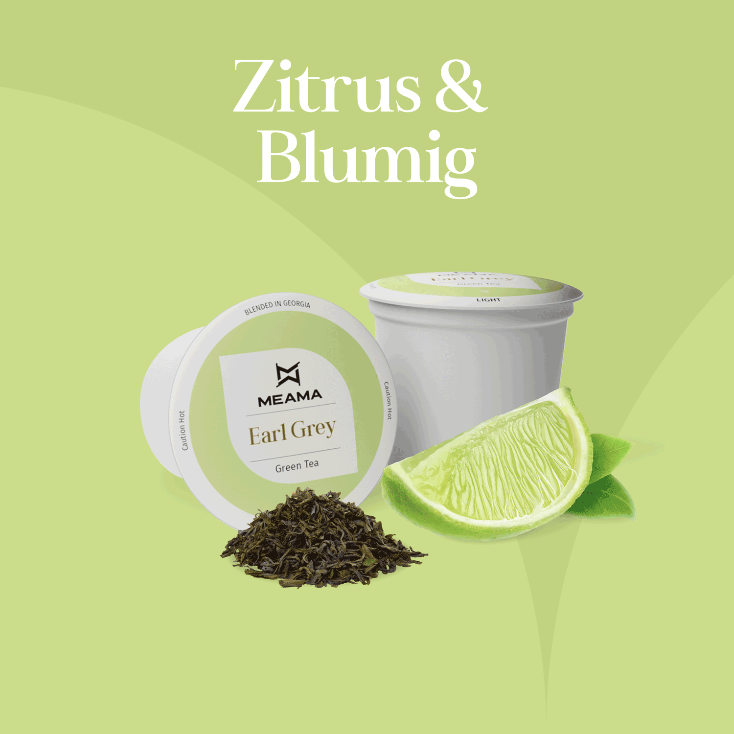 Meama Multi-Teekapseln Earl Grey Green mit Grüntee