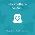 Meama Espresso-Kaffeekapseln Bulldog aus recycblebarem Plastik und Aluminium 