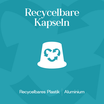 Meama Espresso-Kaffeekapseln Bulldog aus recycblebarem Plastik und Aluminium 