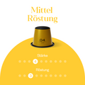 Meama Espresso-Kaffeekapseln Yellow 04, Intensität Stufe 4 von 10, Röstung Stufe 3 von 10
