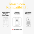 Meama Espresso-Kaffeekapsel kompatibel mit Nespresso® Maschinen, Meama Versatile Maschine (Reddot Award Gewinner 2024) und Meama Espresso Maschine