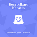 Meama Espresso-Kaffeekapseln Blue 05  aus recycblebarem Plastik und Aluminium 