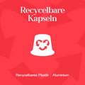 Meama Espresso-Kaffeekapseln Red 06  aus recycblebarem Plastik und Aluminium 