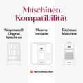 Meama Espresso-Kaffeekapsel kompatibel mit Nespresso® Maschinen, Meama Versatile Maschine (Reddot Award Gewinner 2024) und Meama Espresso Maschine