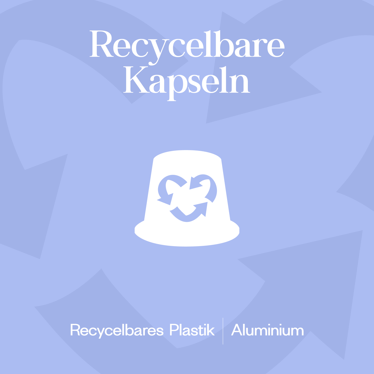 Meama Espresso-Kaffeekapseln Decaf  aus recycblebarem Plastik und Aluminium 