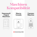 Meama Espresso-Kaffeekapsel kompatibel mit Nespresso® Maschinen, Meama Versatile Maschine (Reddot Award Gewinner 2024) und Meama Espresso Maschine