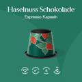 Meama Espresso-Kaffeekapseln Hazelnut Chocolate, recyclebare Kapsel, Nespresso® kompatibel Intensität Stufe 4 von 10,  Bio zertifiziert
