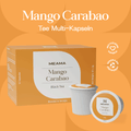Meama Multi-Teekapseln Mango Carabao Produktverpackung und Kapseln