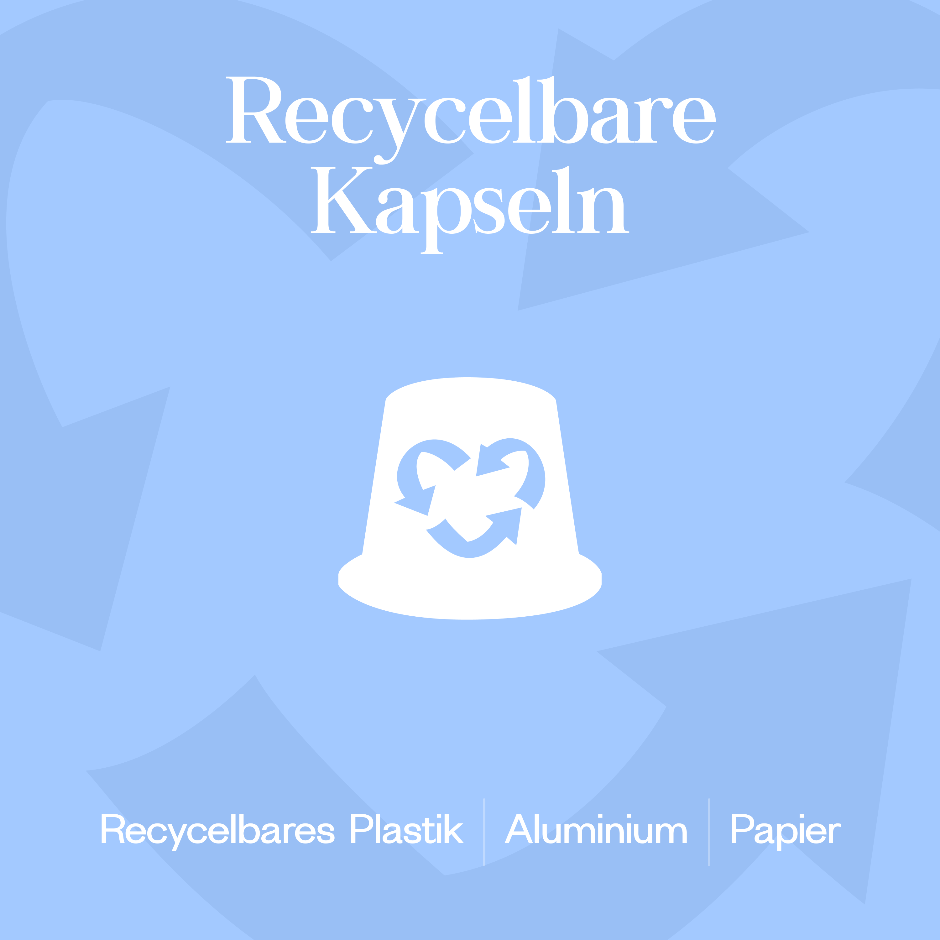 Meama Multi-Kaffeekapsel Decaf aus recycblebarem Plastik, Aluminium und Papier