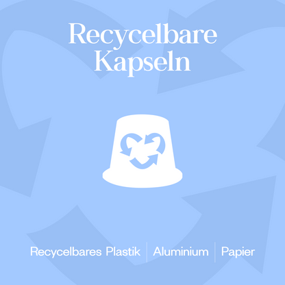 Meama Multi-Kaffeekapsel Decaf aus recycblebarem Plastik, Aluminium und Papier