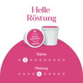 Meama Kaffeekapseln Mount Raspberry, Intensität Stufe 2 von 10, Röstung Stufe 5 von 10