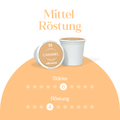 Meama Kaffeekapseln Caramel, Intensität Stufe 6 von 10, Röstung Stufe 4 von 10