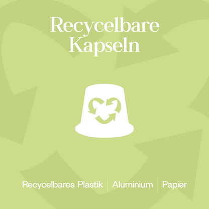 Meama Multi-Teekapseln Earl Grey Green aus recycblebarem Plastik, Aluminium und Papier
