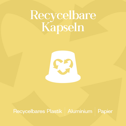 Meama Multi-Teekapseln Ginger Mint aus recycblebarem Plastik, Aluminium und Papier
