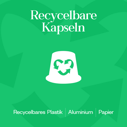 Meama Multi-Teekapseln Strawberry Kiwi aus recycblebarem Plastik, Aluminium und Papier